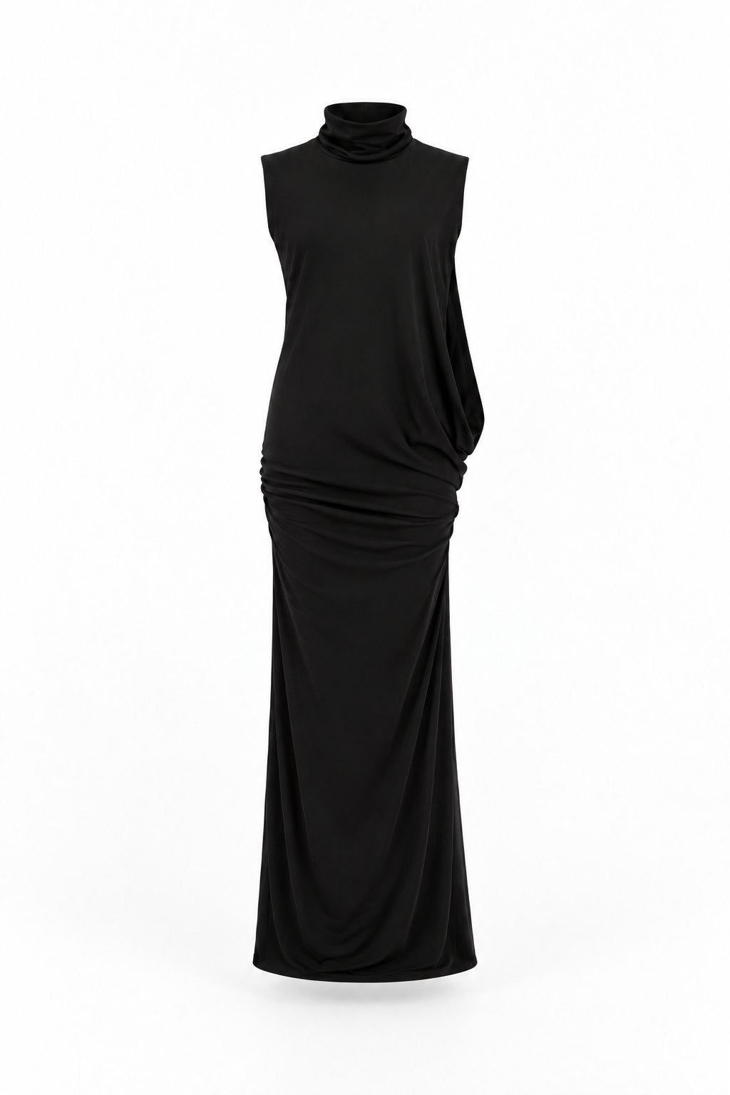 Silhouette Maxi Dress — Black