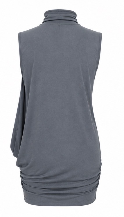 Silhouette Dress — Slate — back