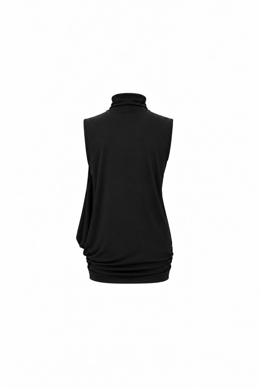 Silhouette Top — Black — back