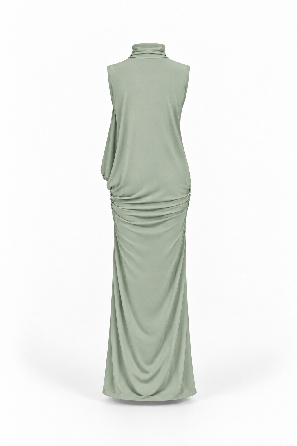 Silhouette Maxi Dress — Sage — back